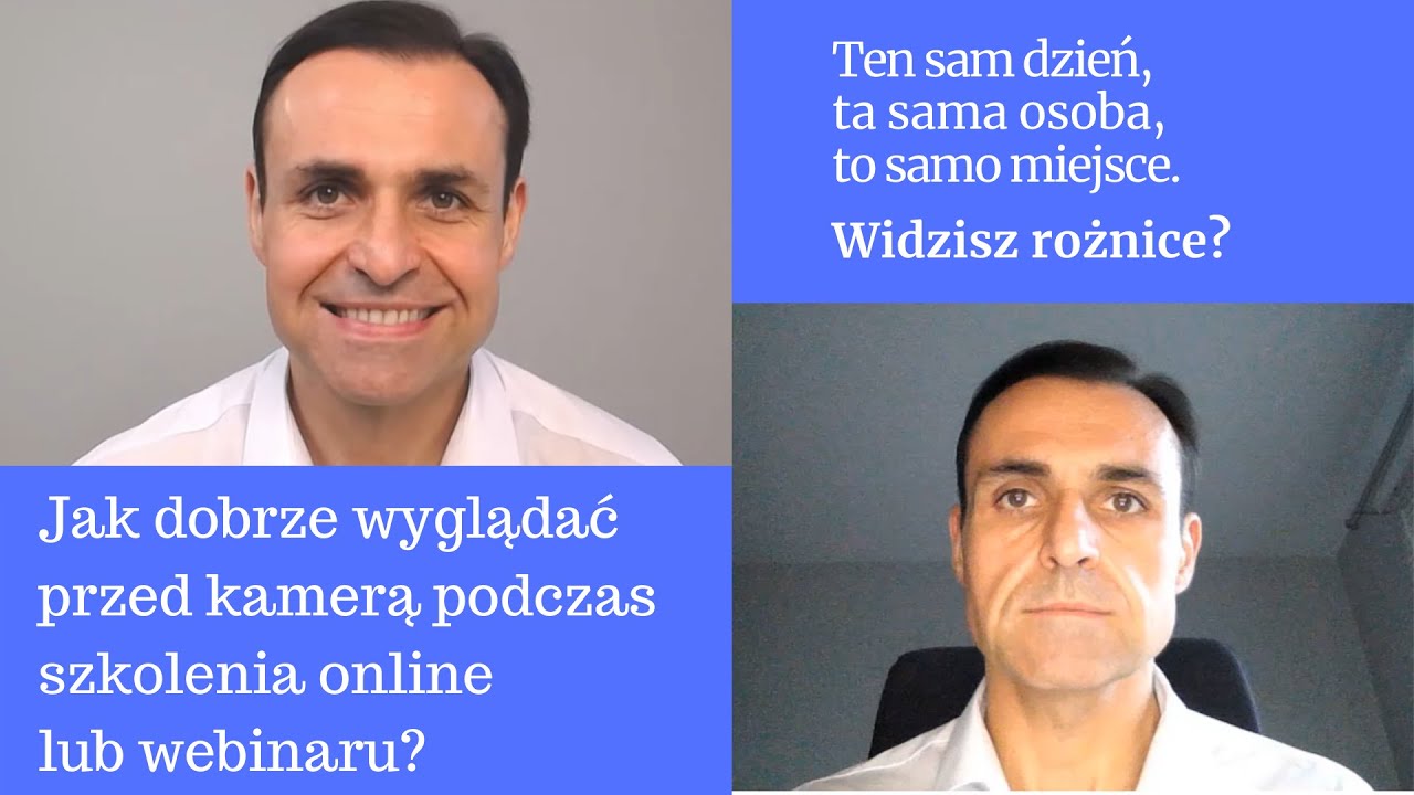 Jak dobrze wyglądać na kamerze podczas szkolenia online